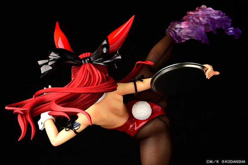 FAIRY TAIL Erza Scarlet High Kick ver. Bunny [Crimson / Black / White] 1/6
