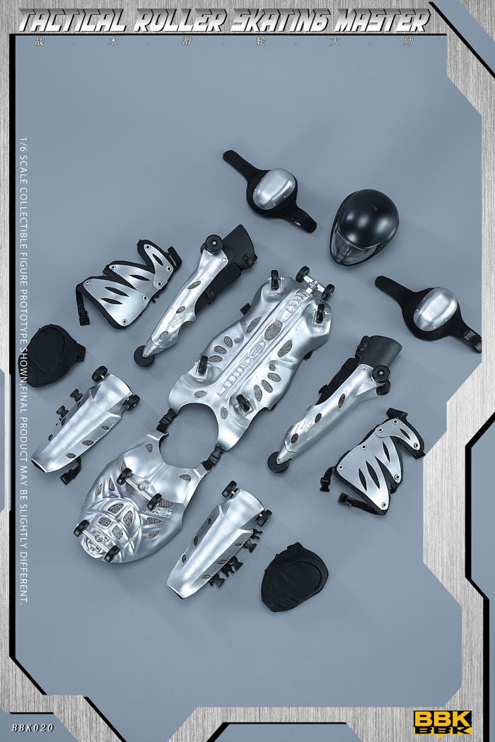 Soldier Tactical Roller Skating Master Hand-made Model 1/6