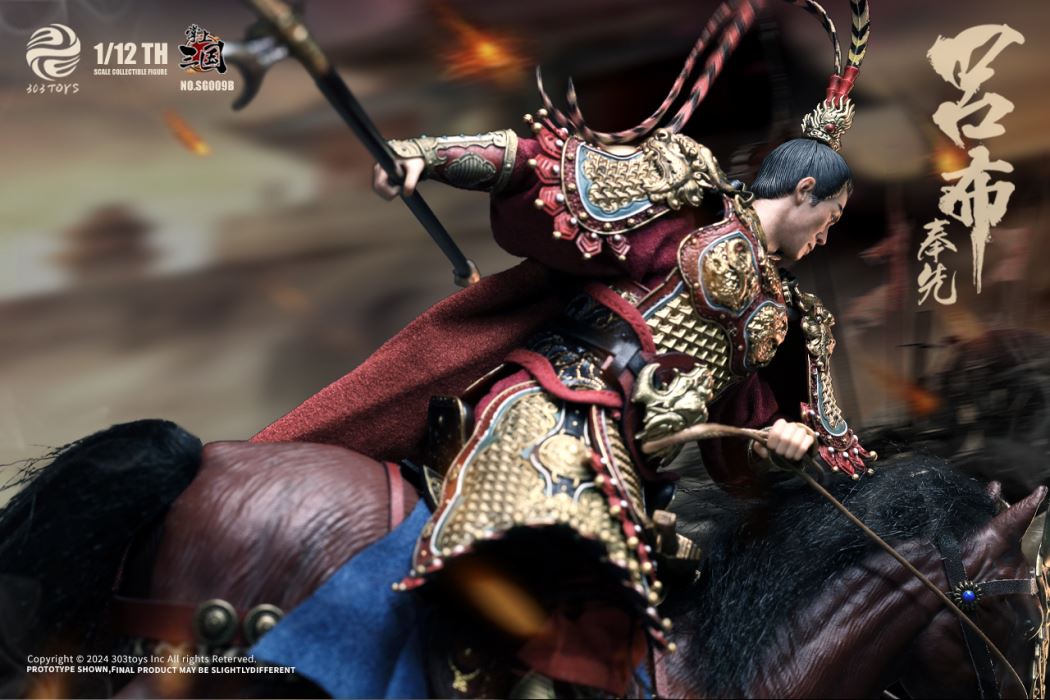 Three Kingdoms - General Lu Bu / Shameful Diao Chan / Dong Zhuo the Marquis of Mei / Taishi Dong Zhuo 1/12