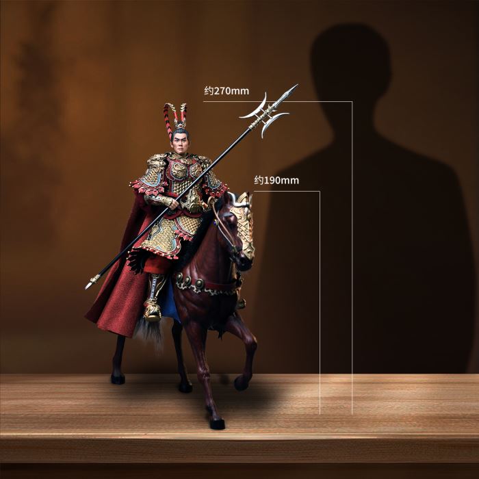 Three Kingdoms - General Lu Bu / Shameful Diao Chan / Dong Zhuo the Marquis of Mei / Taishi Dong Zhuo 1/12