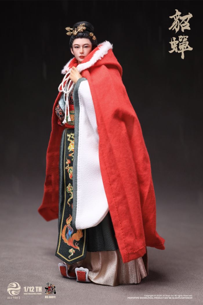 Three Kingdoms - General Lu Bu / Shameful Diao Chan / Dong Zhuo the Marquis of Mei / Taishi Dong Zhuo 1/12