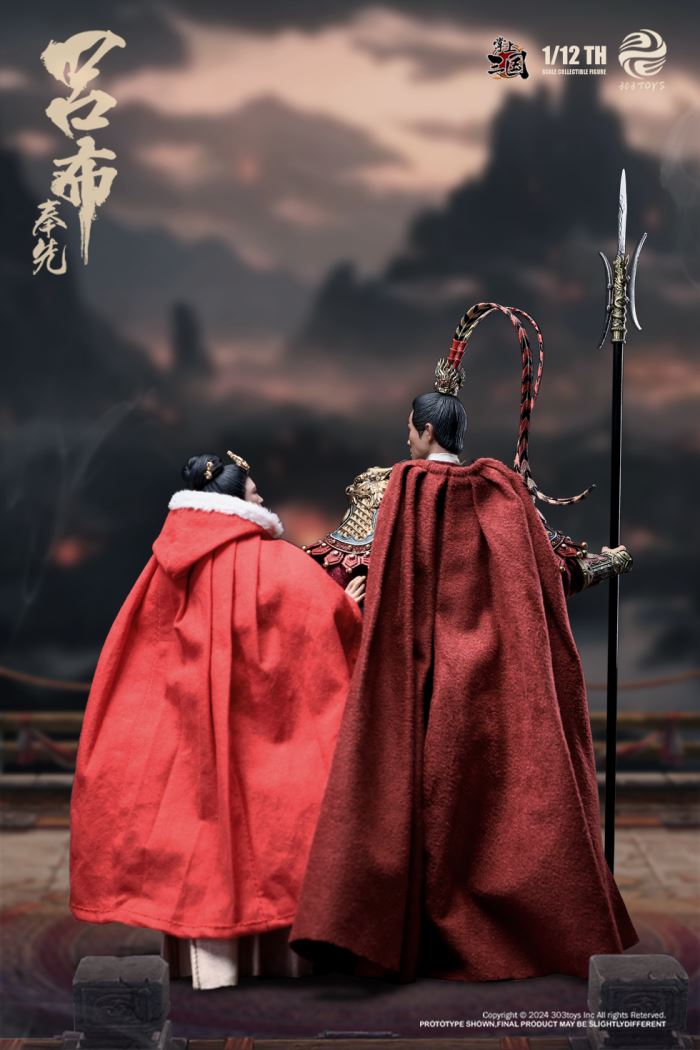 Three Kingdoms - General Lu Bu / Shameful Diao Chan / Dong Zhuo the Marquis of Mei / Taishi Dong Zhuo 1/12