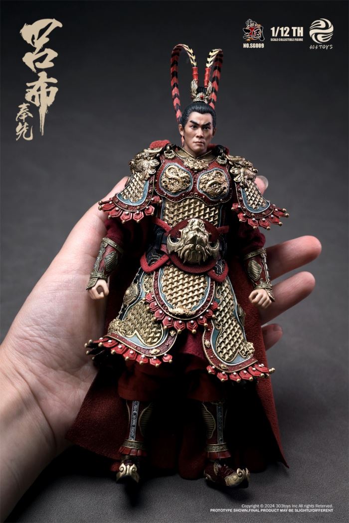 Three Kingdoms - General Lu Bu / Shameful Diao Chan / Dong Zhuo the Marquis of Mei / Taishi Dong Zhuo 1/12
