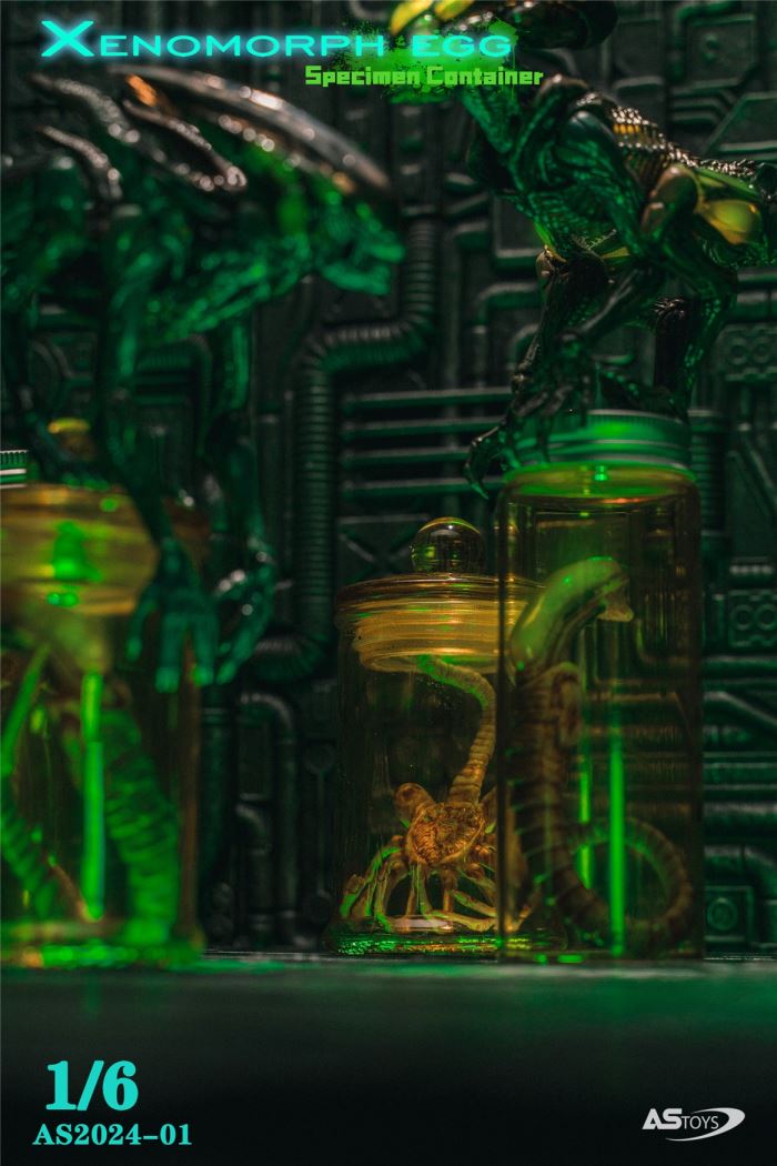 Alien insect luminous vessel scene decoration