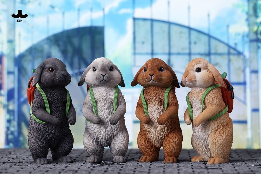 American Lop Rabbit Figurine 1/4