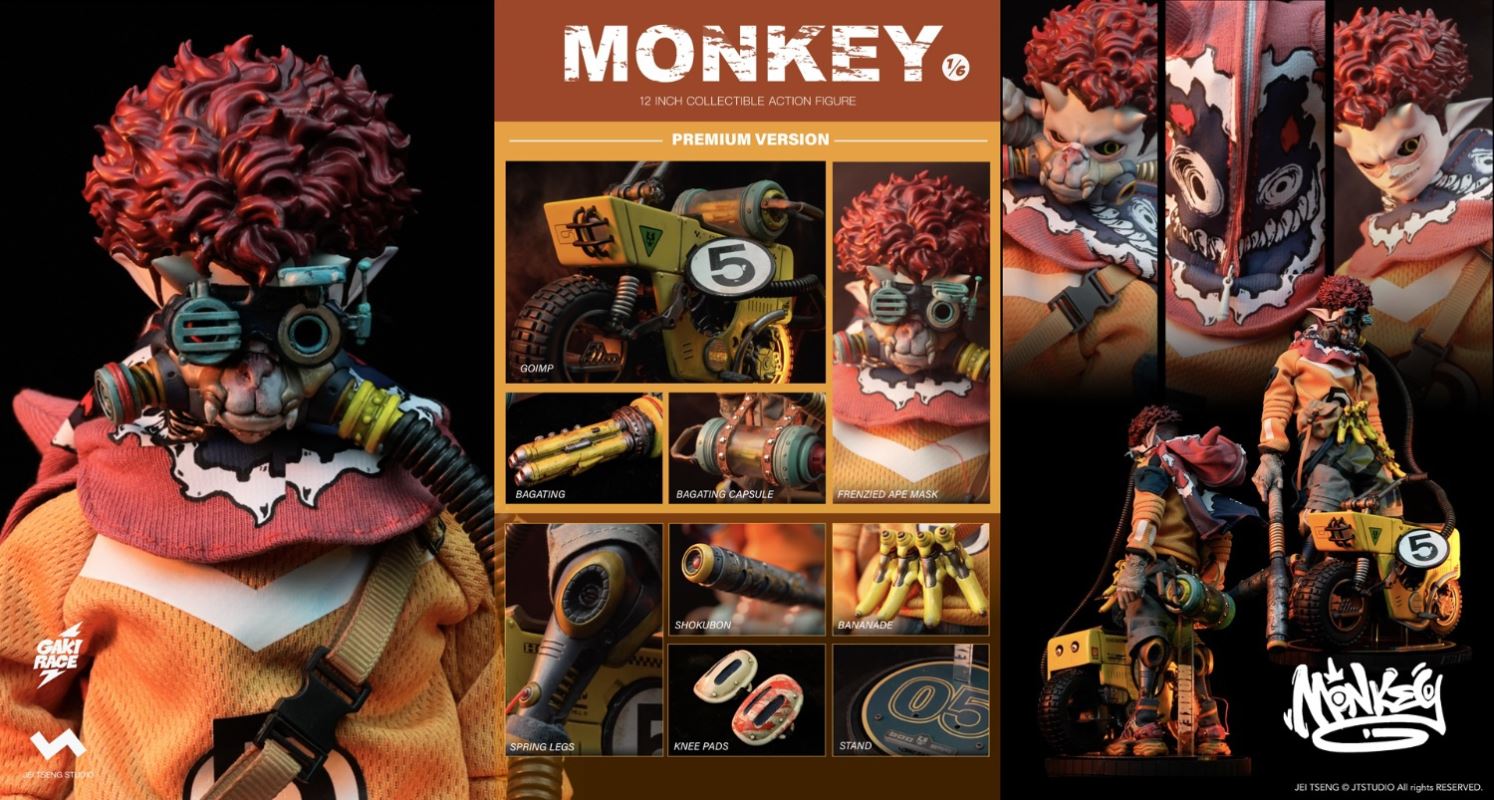 GAKI RACE Monkey 1/6 