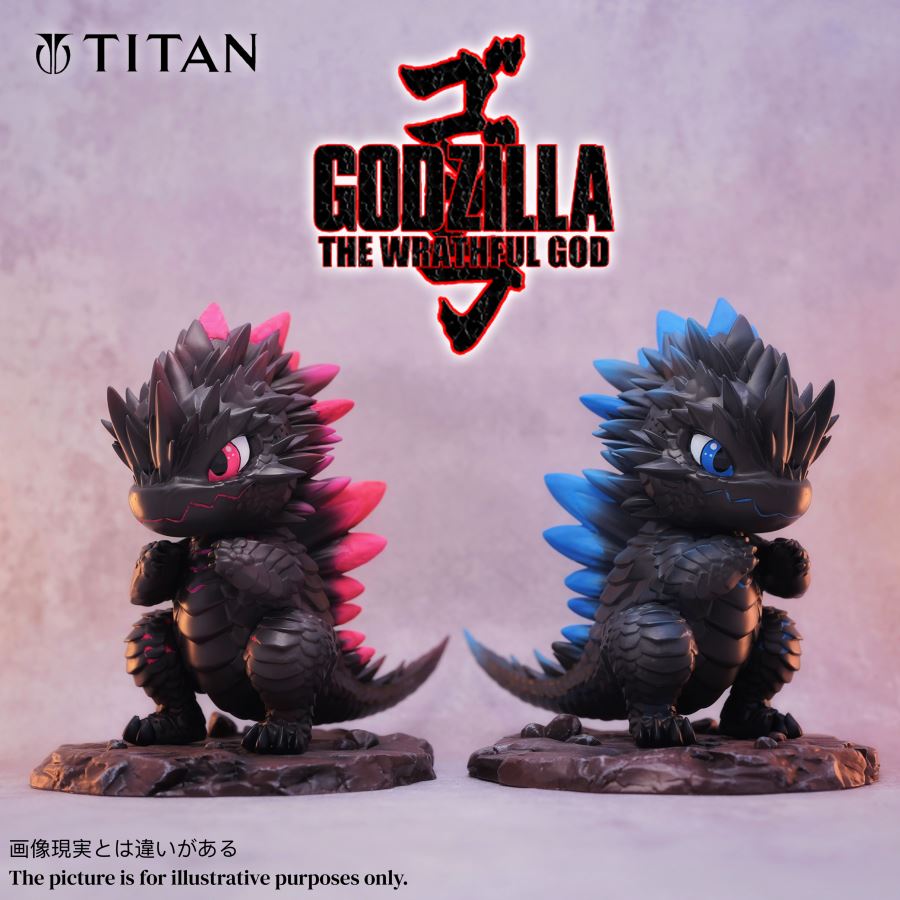 Pink Godzilla & Blue Godzilla