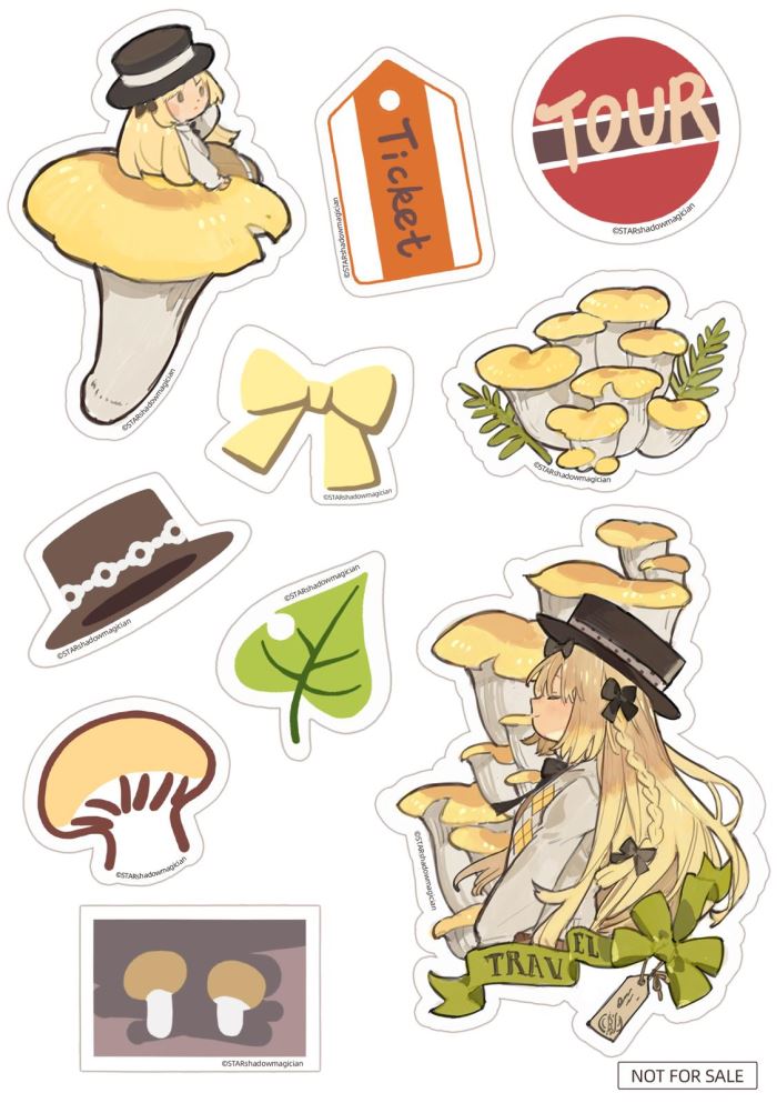 Mushroom Girls Series Pleurotus Citrinopileatus 1/1
