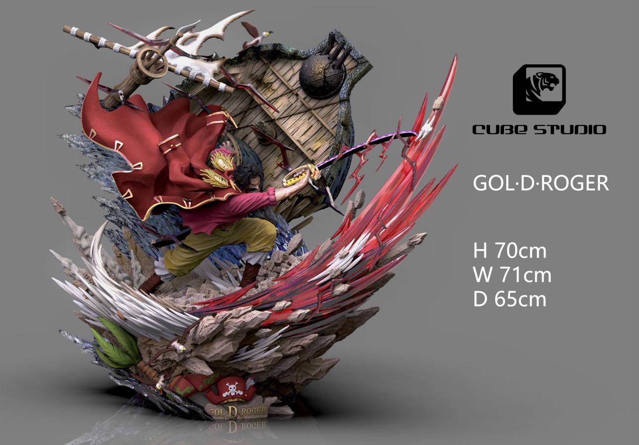 One Piece Gol D. Roger Large Scale Statue