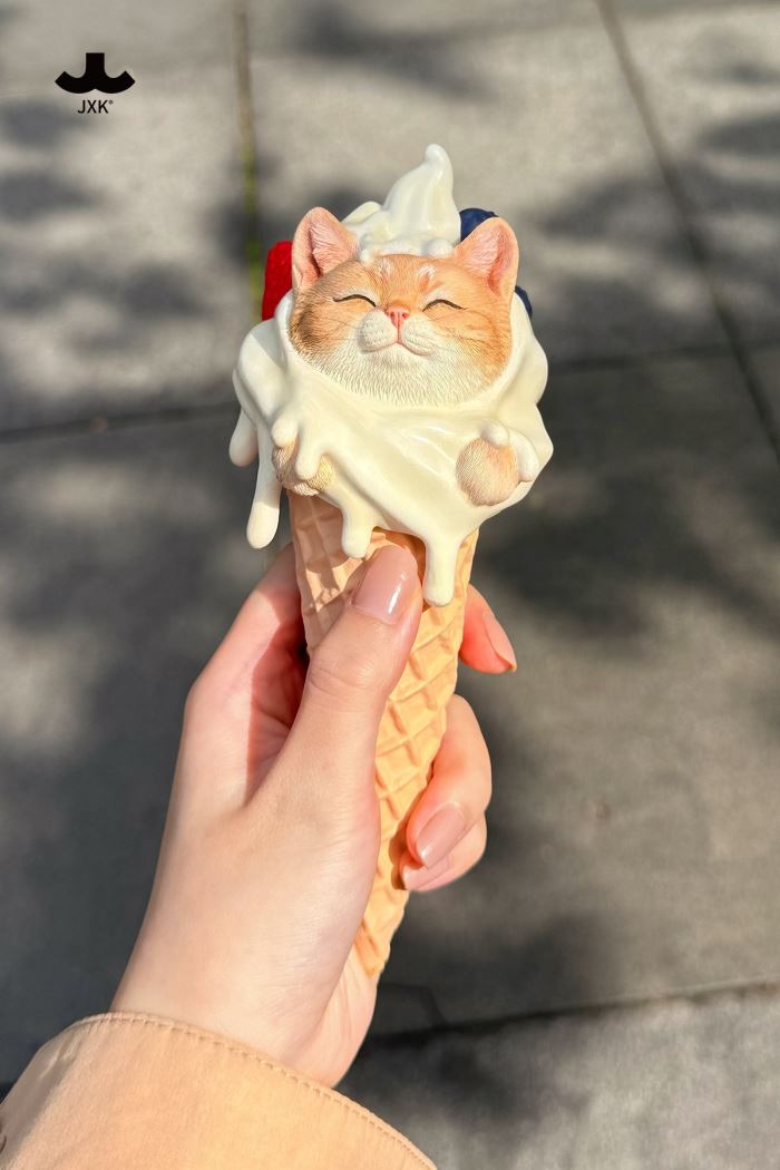 Kitty Cone Figurine