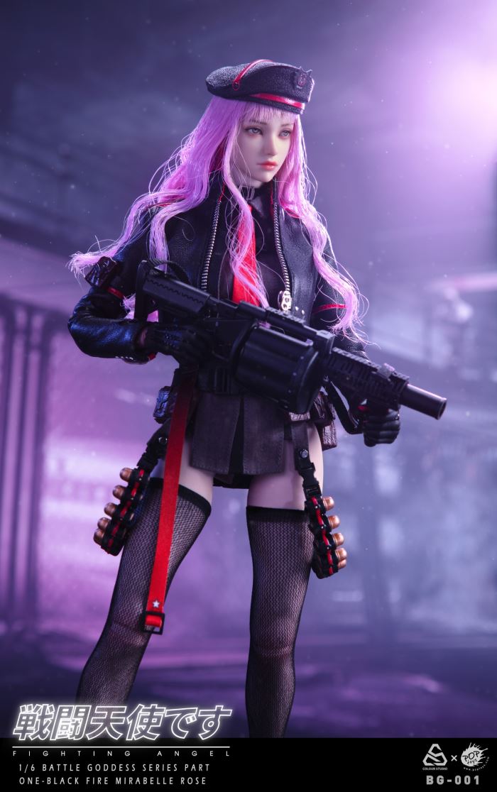 Battle Angel Series PartOne BG-001 Black Fire Mirabelle Rose 1/6
