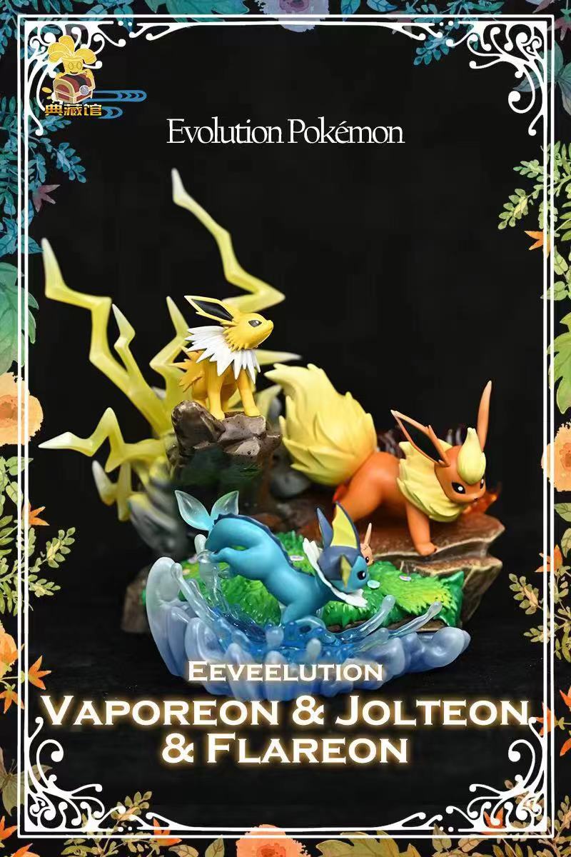 Vaporeon & Flareon & Jolteon & Eevee - Pokemon