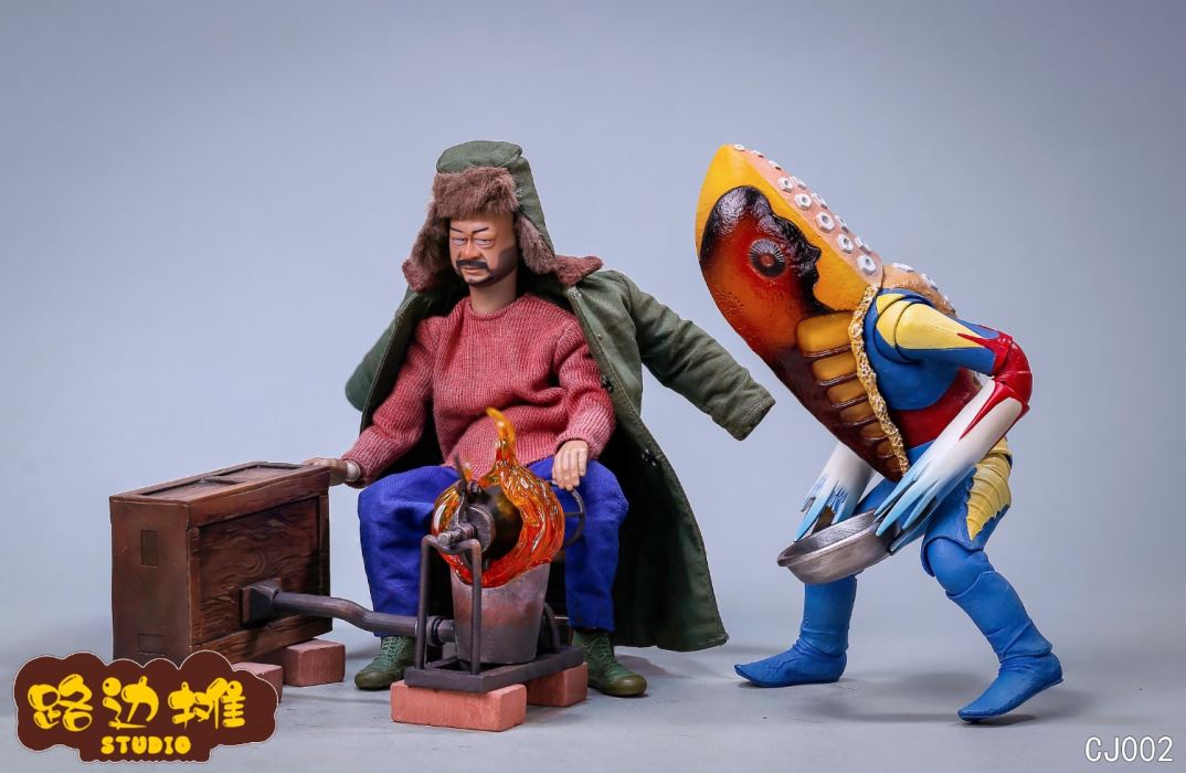 childhood memories Fried popcorn scene set 1/12