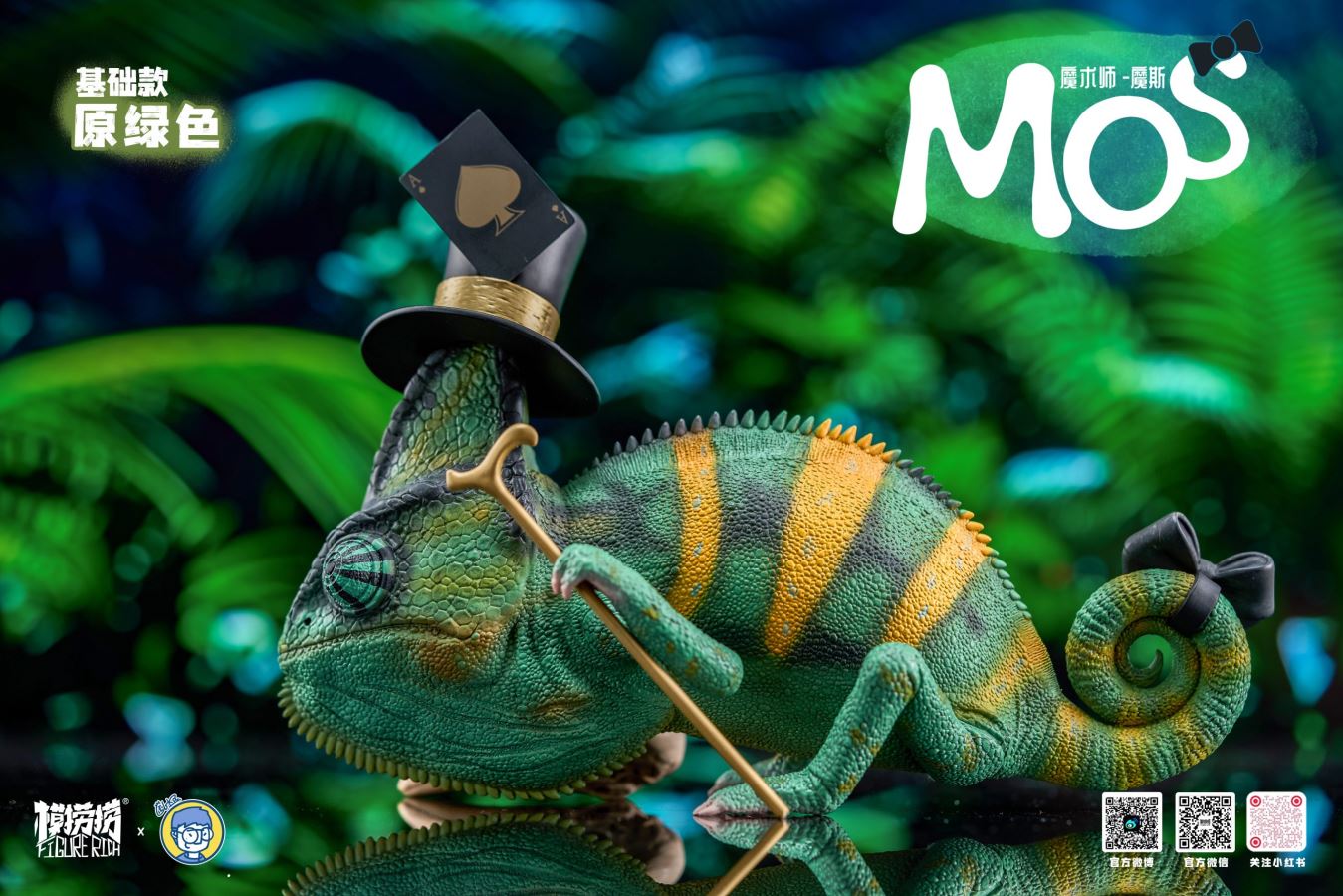 Original Day Dreams Series #2 Mos Veiled Chameleon