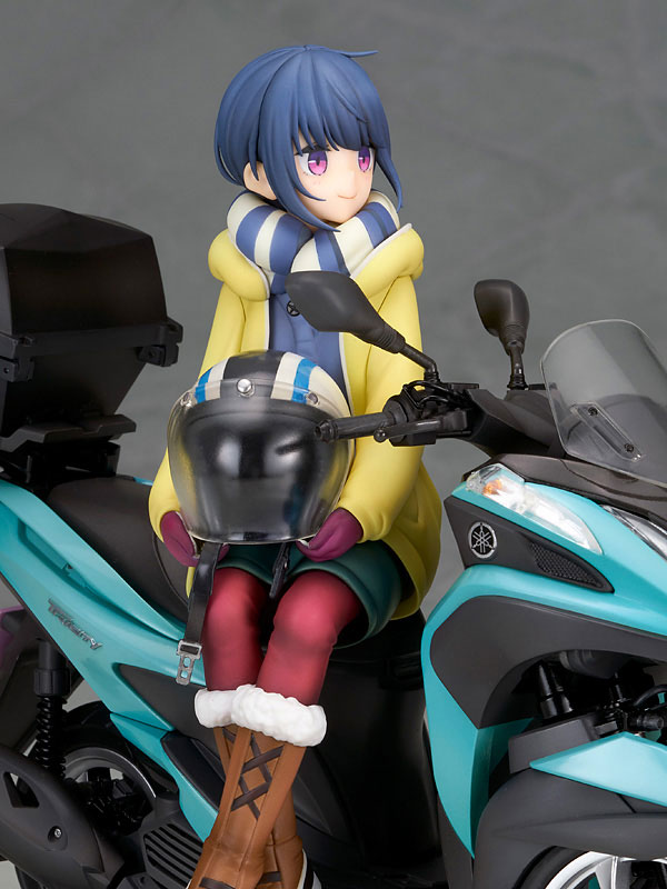 Yuru Camp Rin Shima with Three-wheeled Motorcycle 1/10