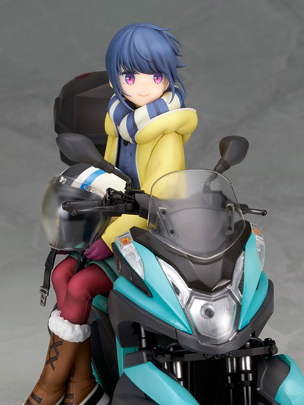Yuru Camp Rin Shima with Three-wheeled Motorcycle 1/10