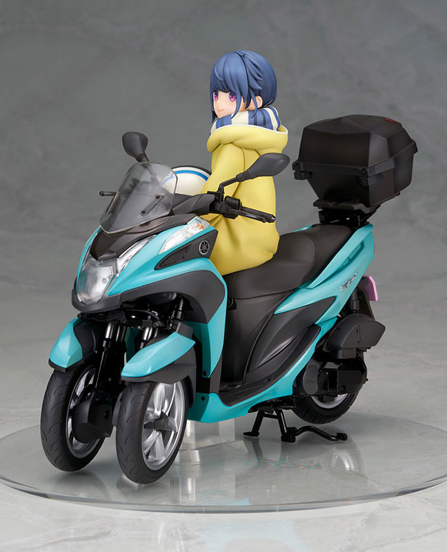 Yuru Camp Rin Shima with Three-wheeled Motorcycle 1/10