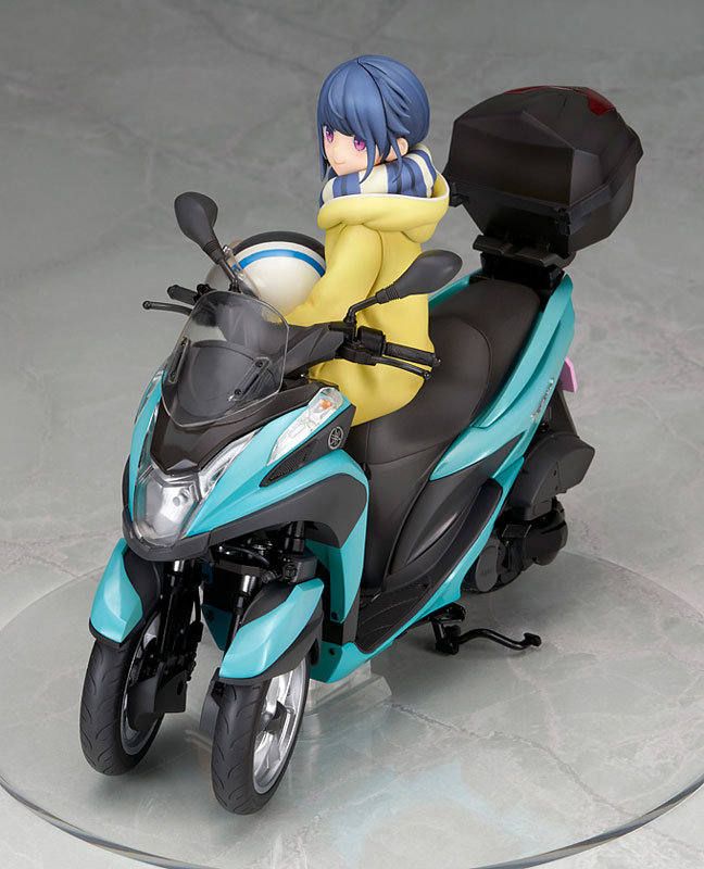 Yuru Camp Rin Shima with Three-wheeled Motorcycle 1/10