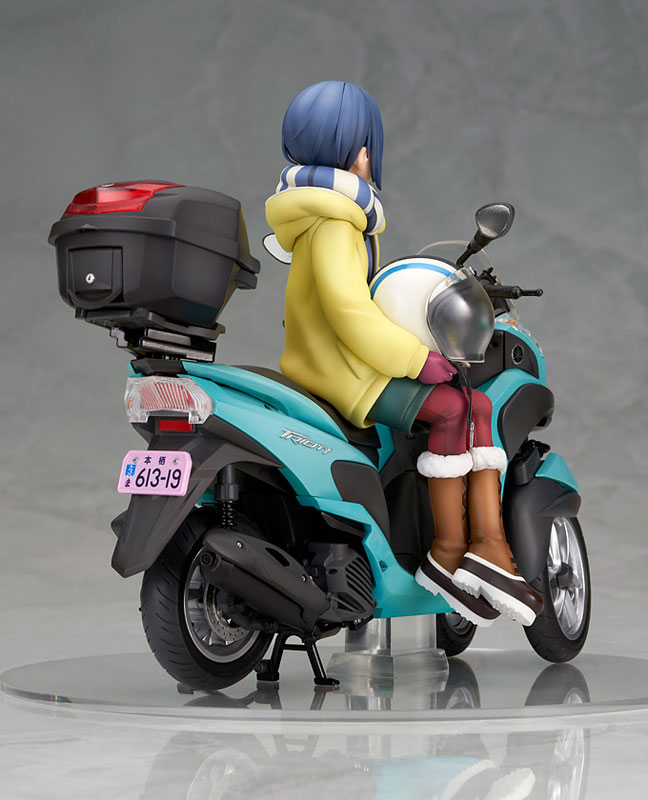 Yuru Camp Rin Shima with Three-wheeled Motorcycle 1/10