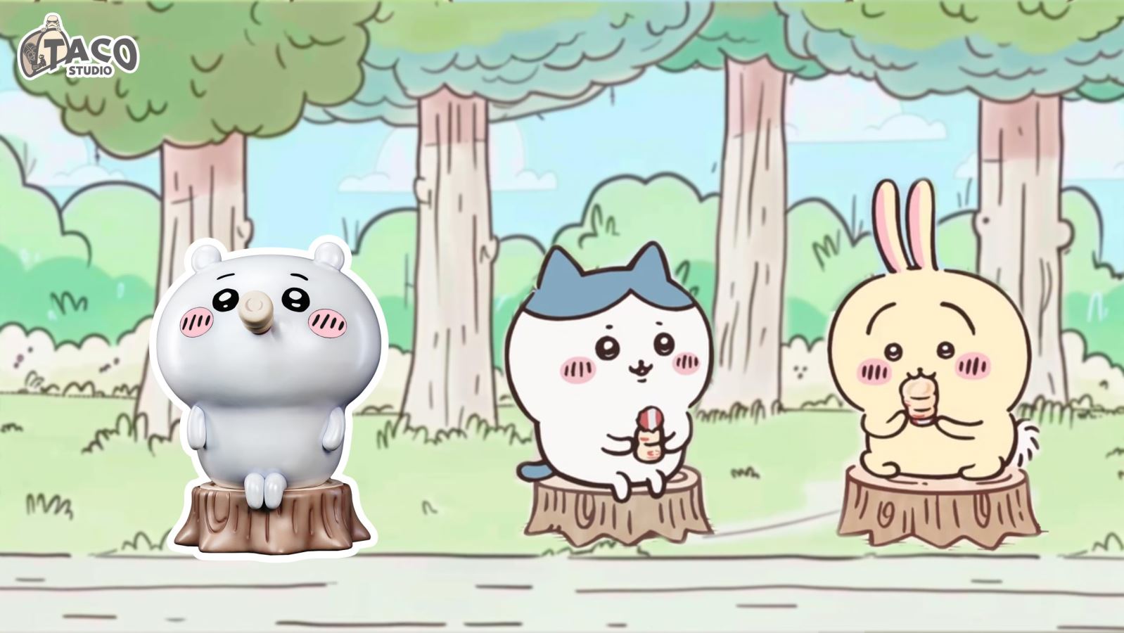 Chiikawa Forest Milk Drinking Series 1st chiikawa