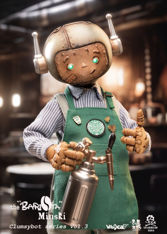 ClumsyBot series third edition - Barista Minski