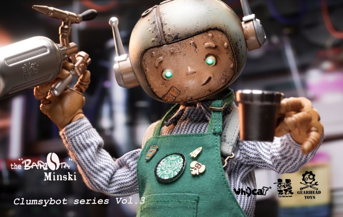 ClumsyBot series third edition - Barista Minski