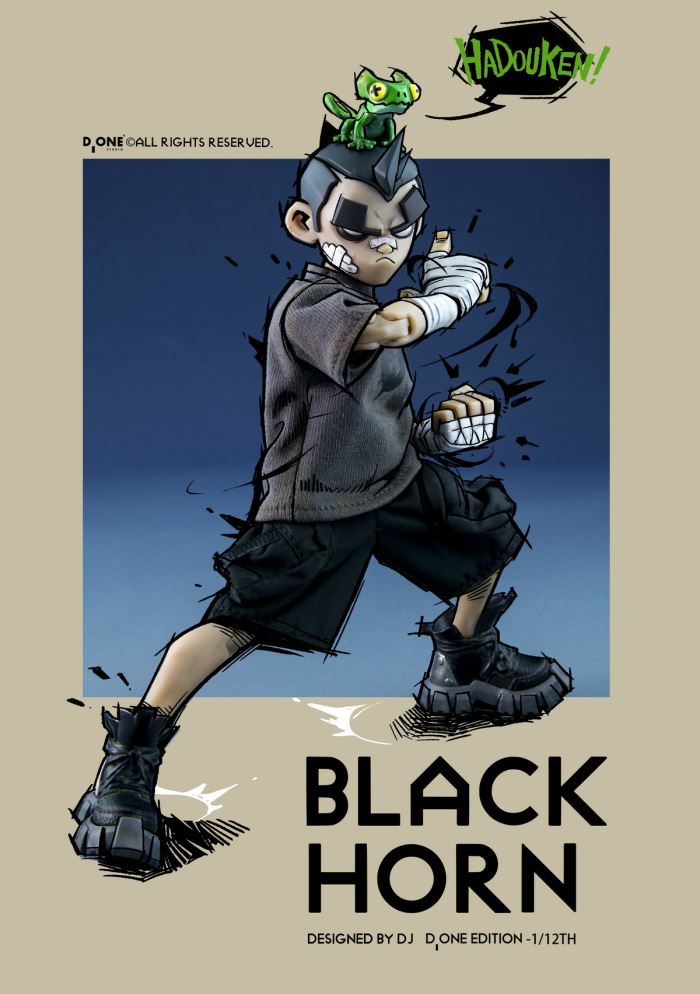 Dragon Year Limited Edition Loop Comic - Black Horn Doll