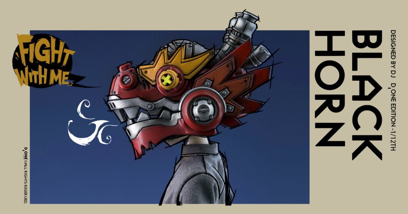 Dragon Year Limited Edition Loop Comic - Black Horn Doll