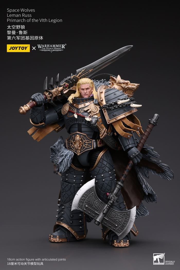 Space Wolves - Deathsworn Wolf Pack & Leman Russ VI Legion Primarch 1/18