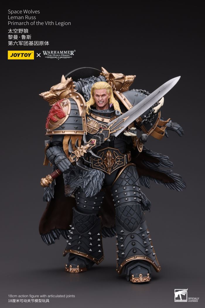 Space Wolves - Deathsworn Wolf Pack & Leman Russ VI Legion Primarch 1/18