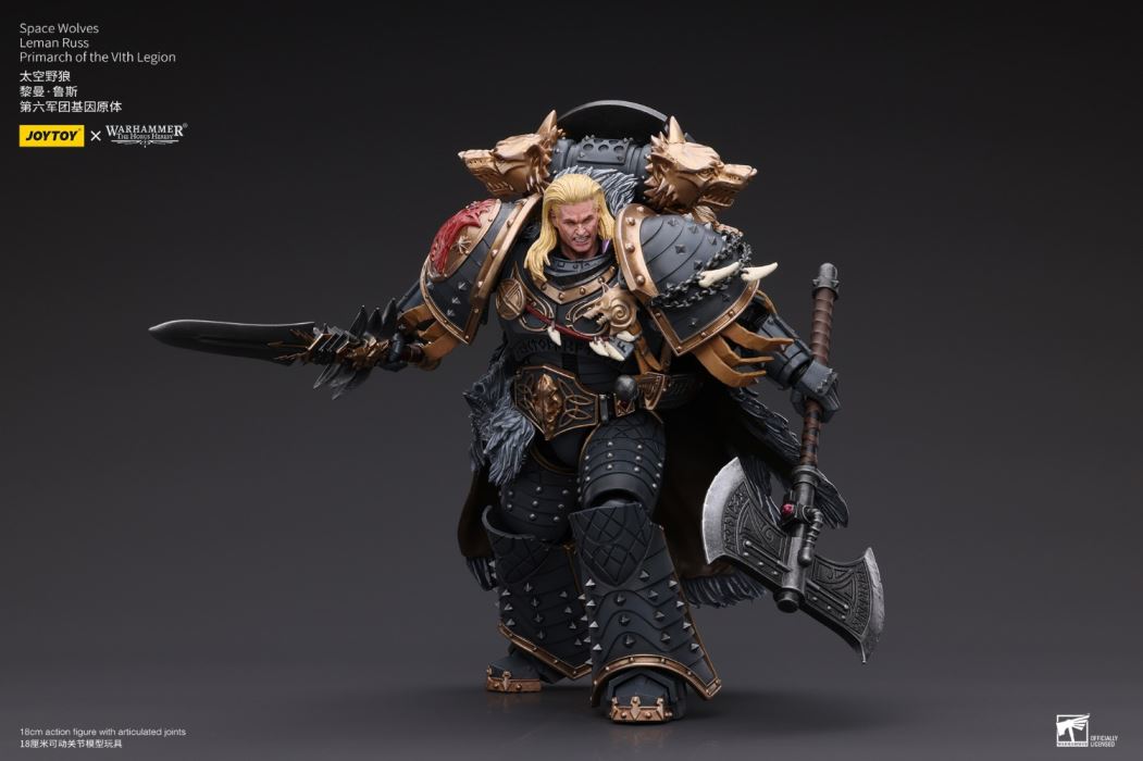 Space Wolves - Deathsworn Wolf Pack & Leman Russ VI Legion Primarch 1/18