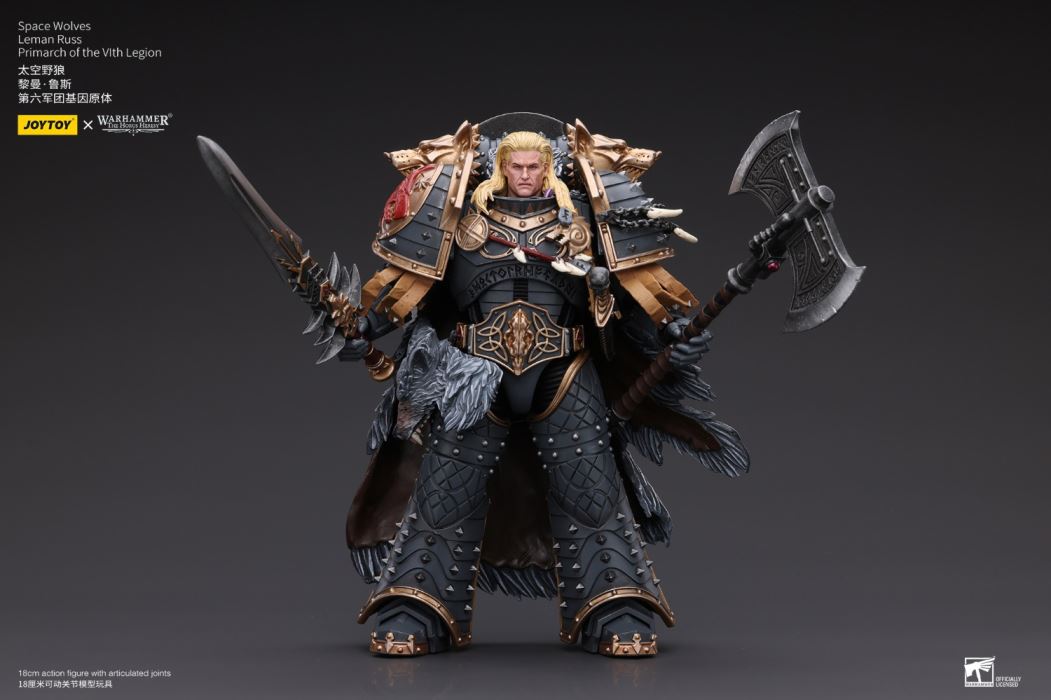 Space Wolves - Deathsworn Wolf Pack & Leman Russ VI Legion Primarch 1/18