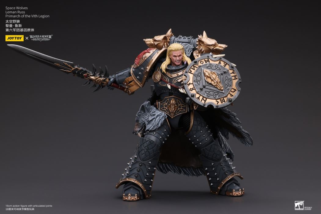 Space Wolves - Deathsworn Wolf Pack & Leman Russ VI Legion Primarch 1/18