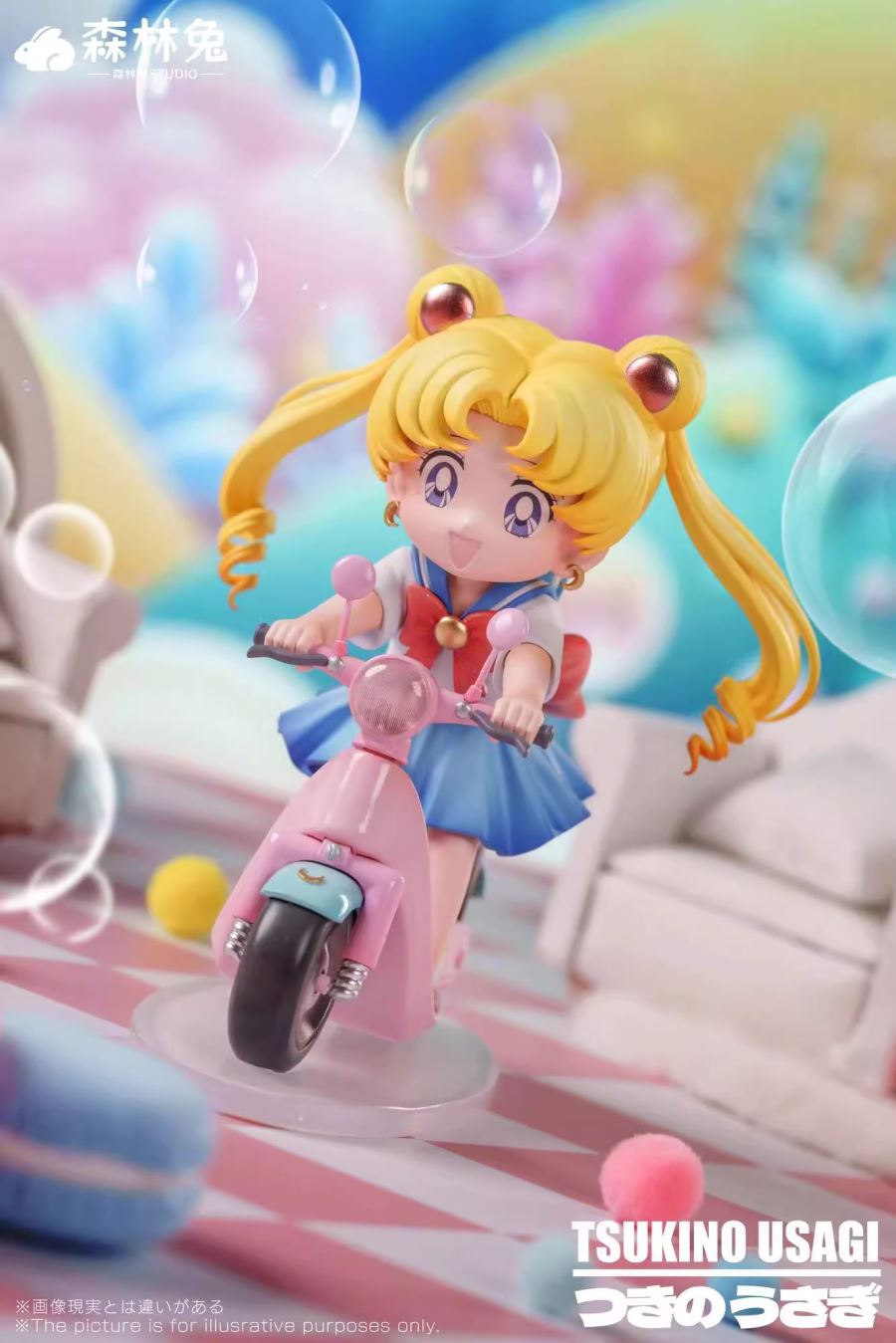 Riding Tsukino Usagi-Sailor Moon-SenLinTu Studio