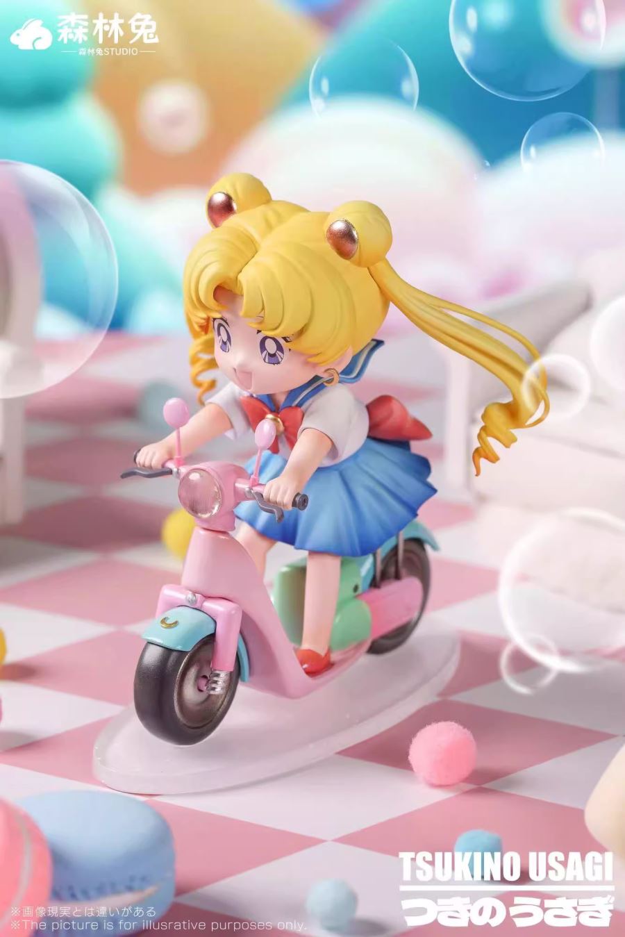 Riding Tsukino Usagi-Sailor Moon-SenLinTu Studio