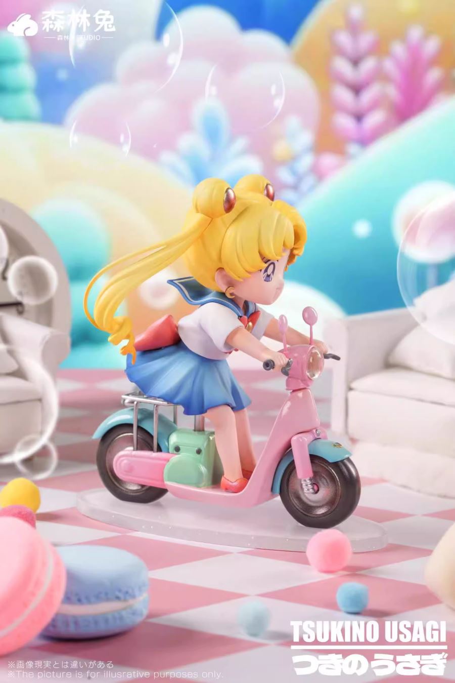 Riding Tsukino Usagi-Sailor Moon-SenLinTu Studio