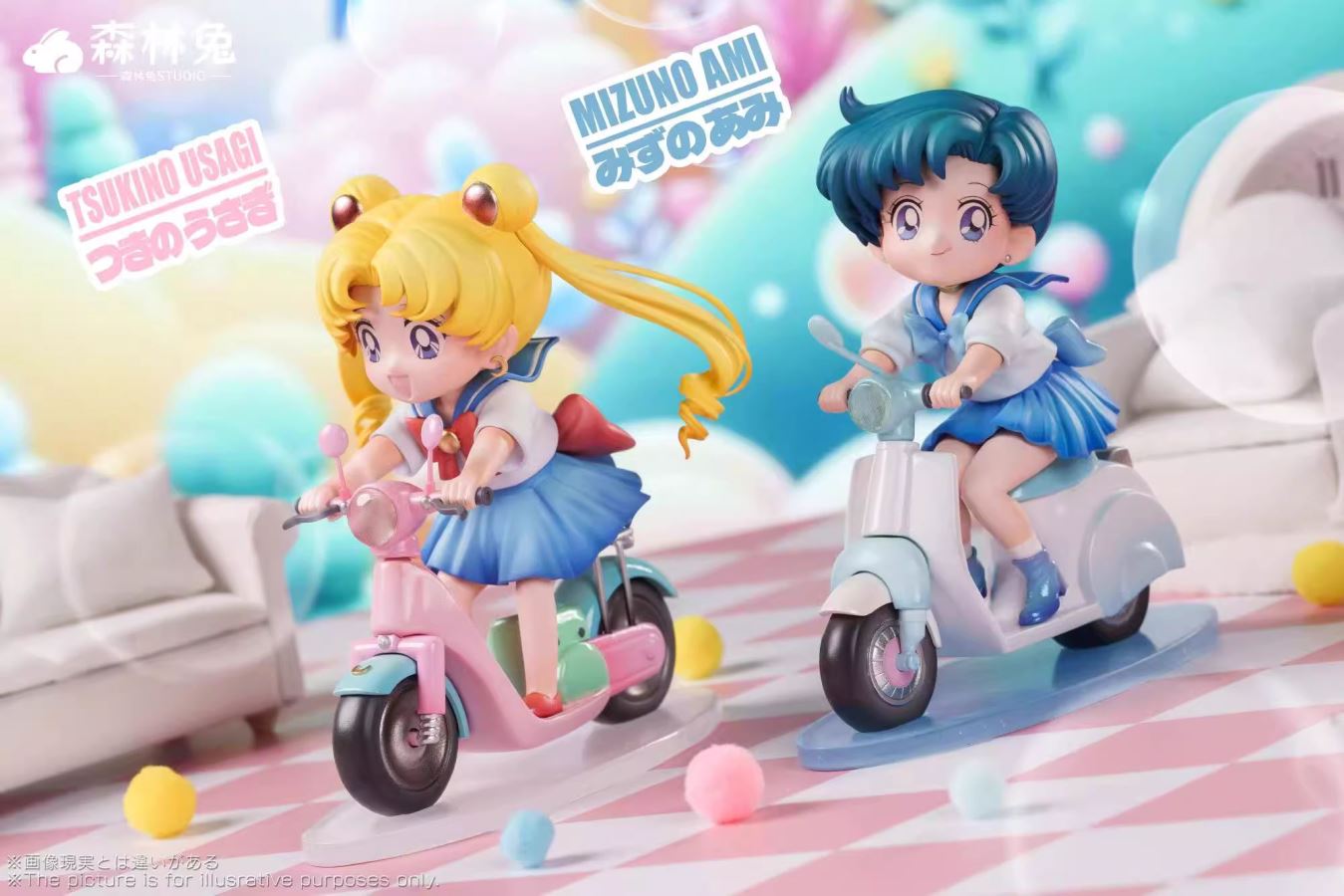 Riding Tsukino Usagi-Sailor Moon-SenLinTu Studio
