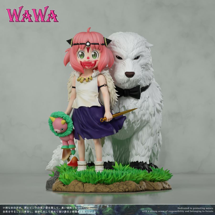 Anya Forger cos Princess Mononoke - Spy x Family