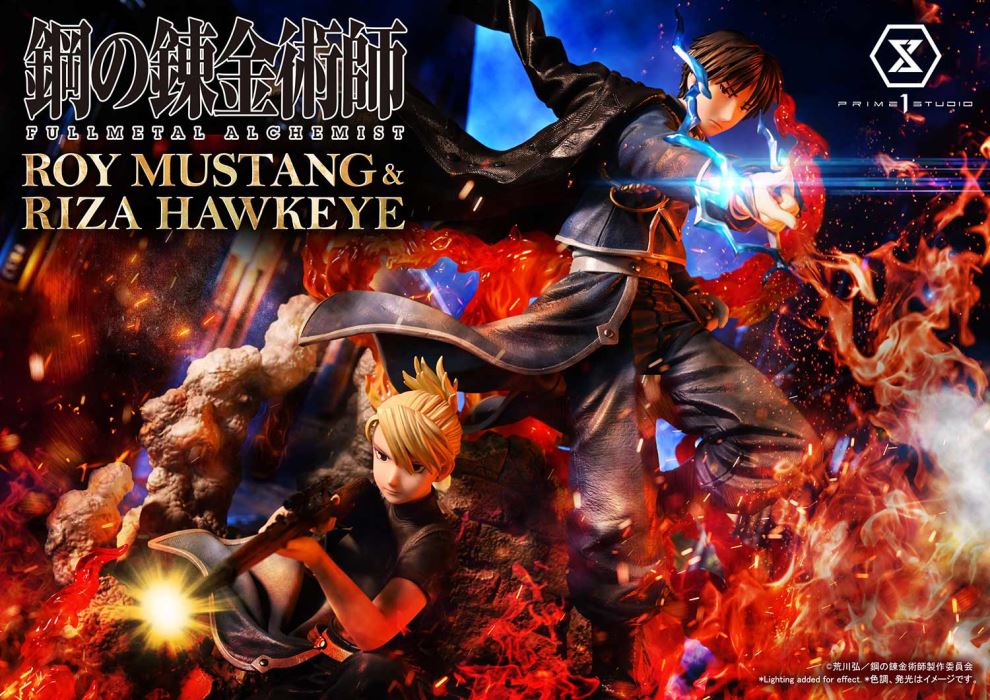 Fullmetal Alchemist Roy Mustang & Riza Hawkeye