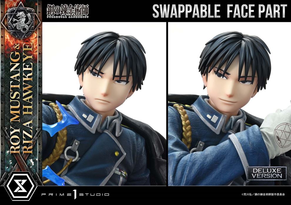 Fullmetal Alchemist Roy Mustang & Riza Hawkeye DX Version