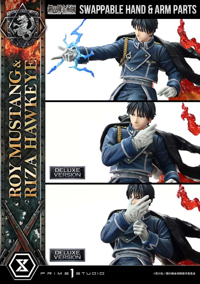 Fullmetal Alchemist Roy Mustang & Riza Hawkeye DX Version