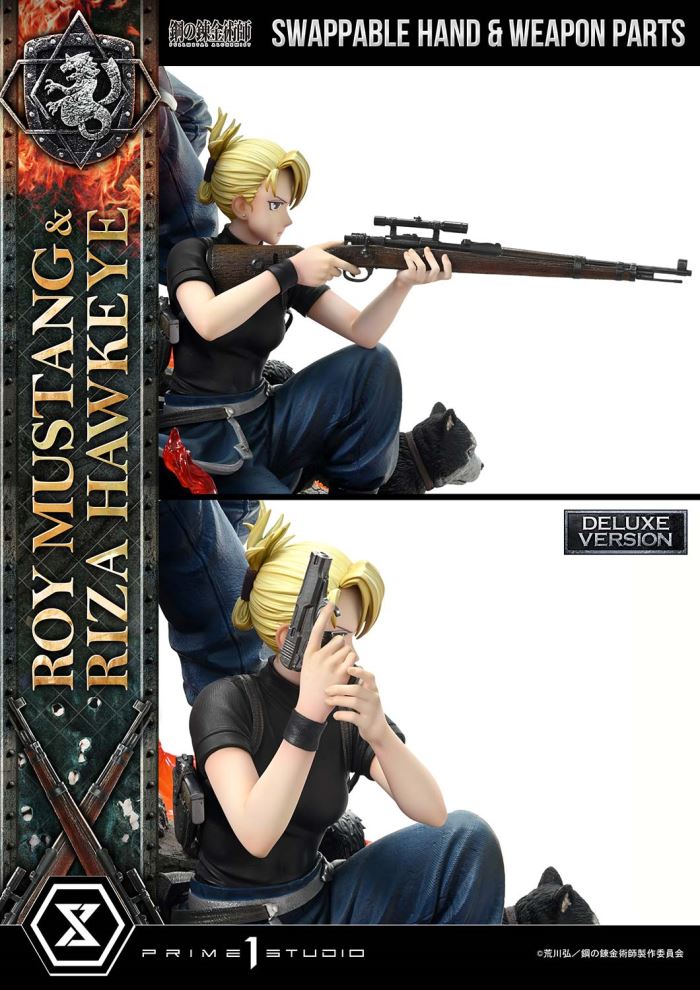 Fullmetal Alchemist Roy Mustang & Riza Hawkeye DX Version