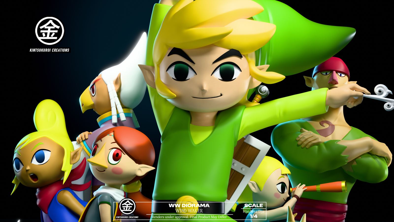  - The Legend of Zelda Wind Waker Diorama