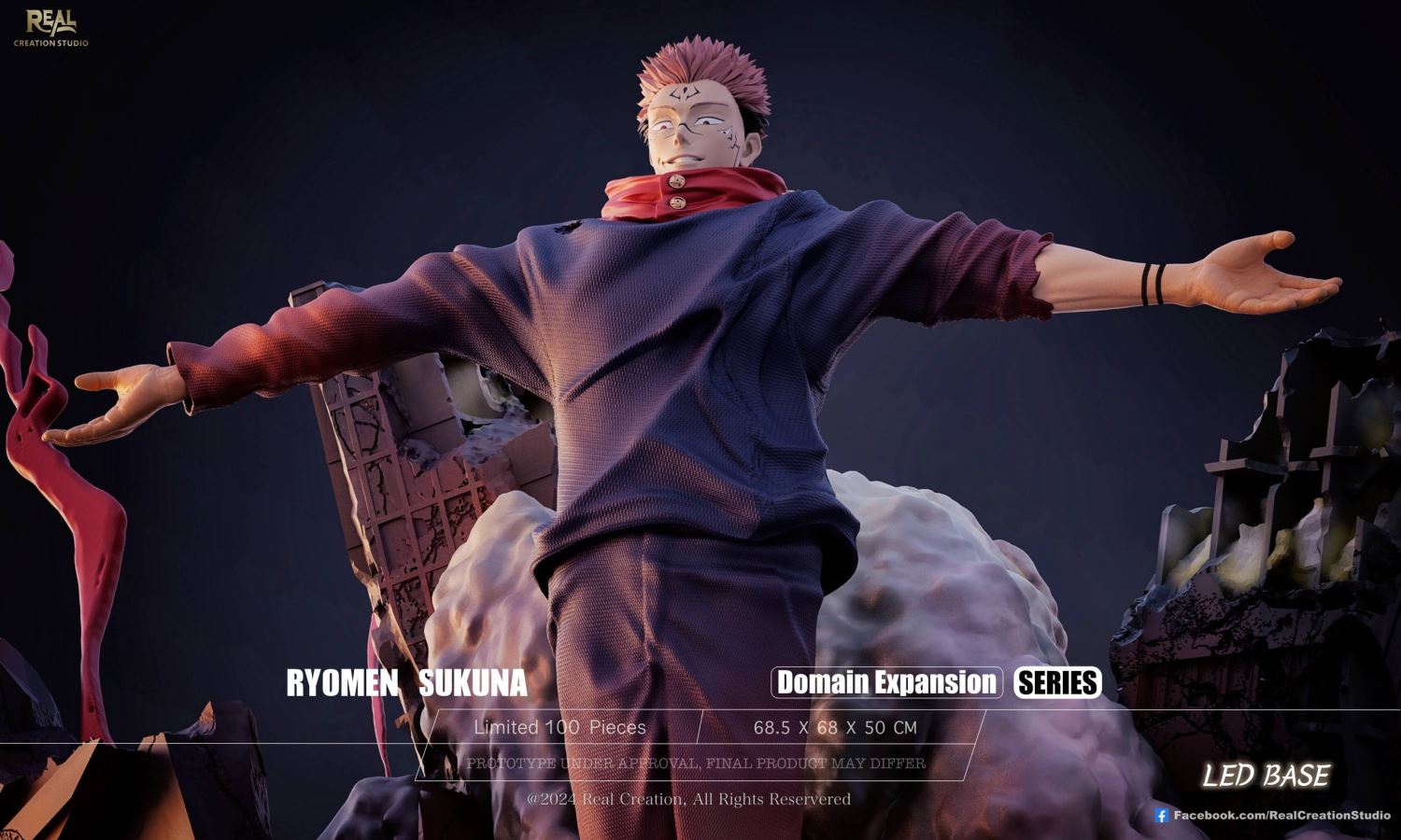 Real Creation Studio Ryomen Sukuna with LED