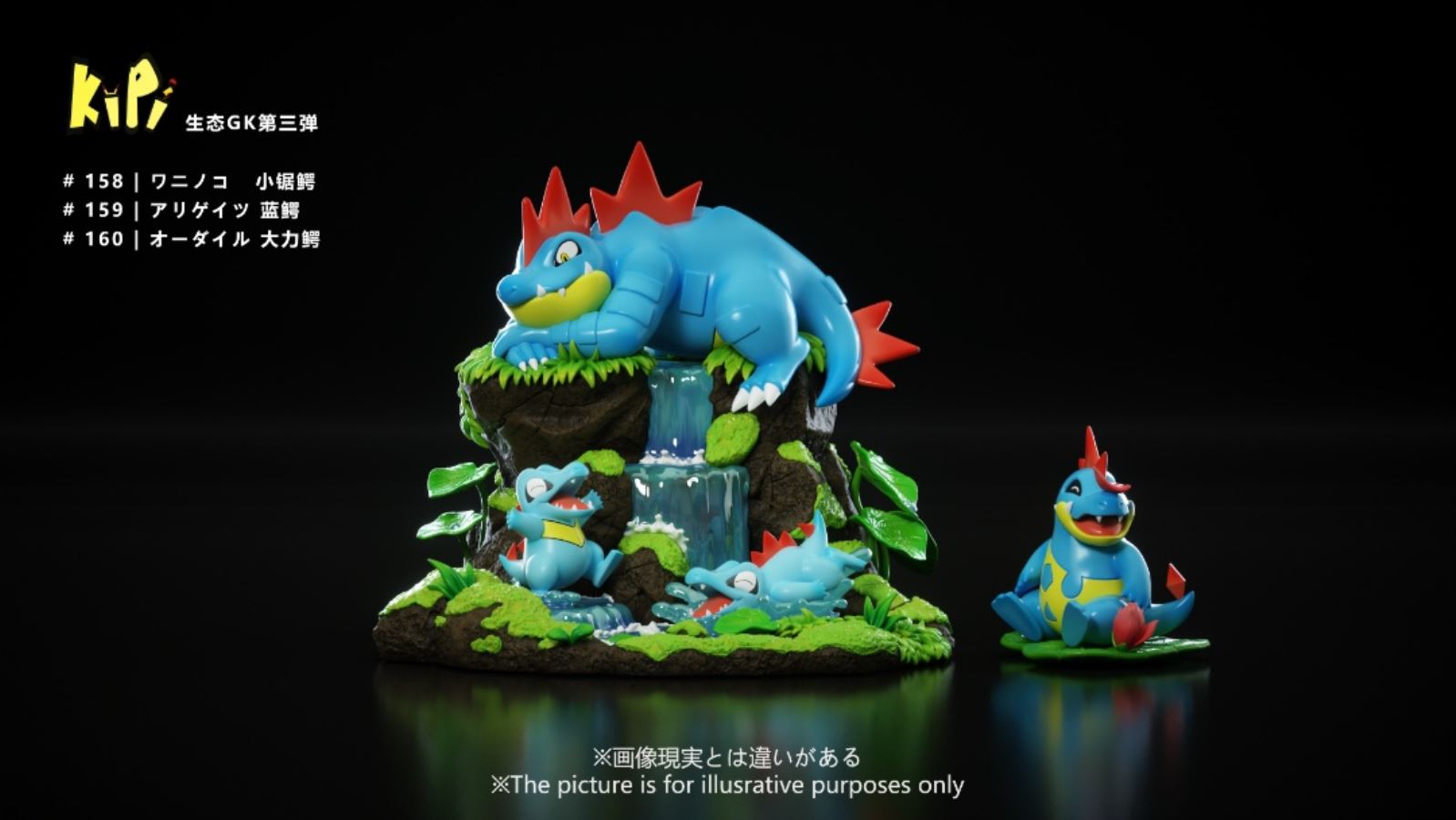 Feraligatr & Meganium - Pokemon