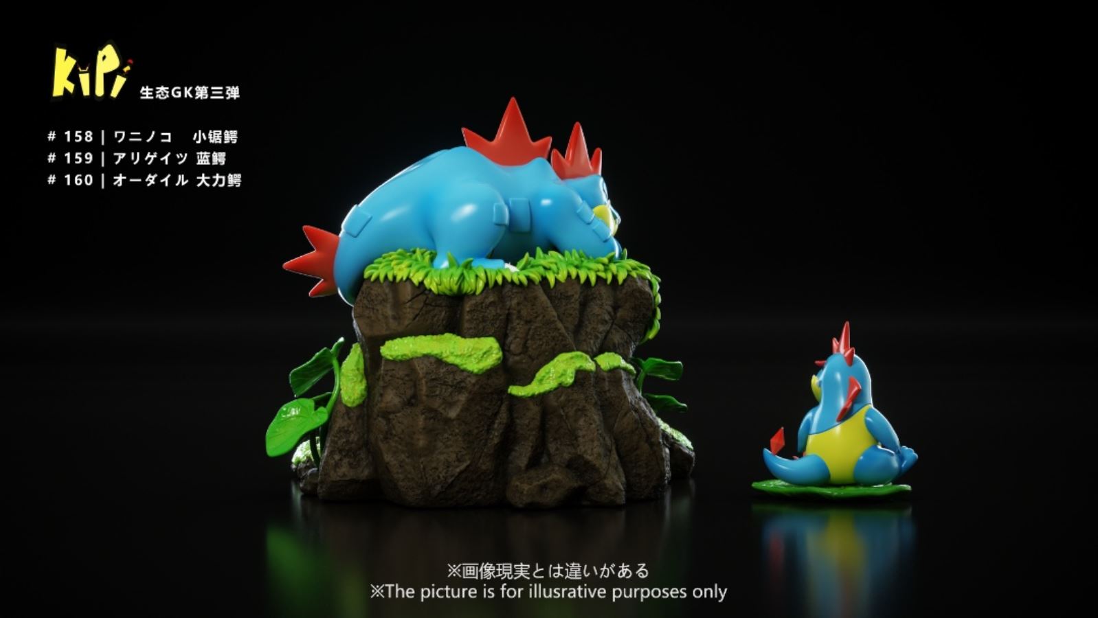 Feraligatr & Meganium - Pokemon