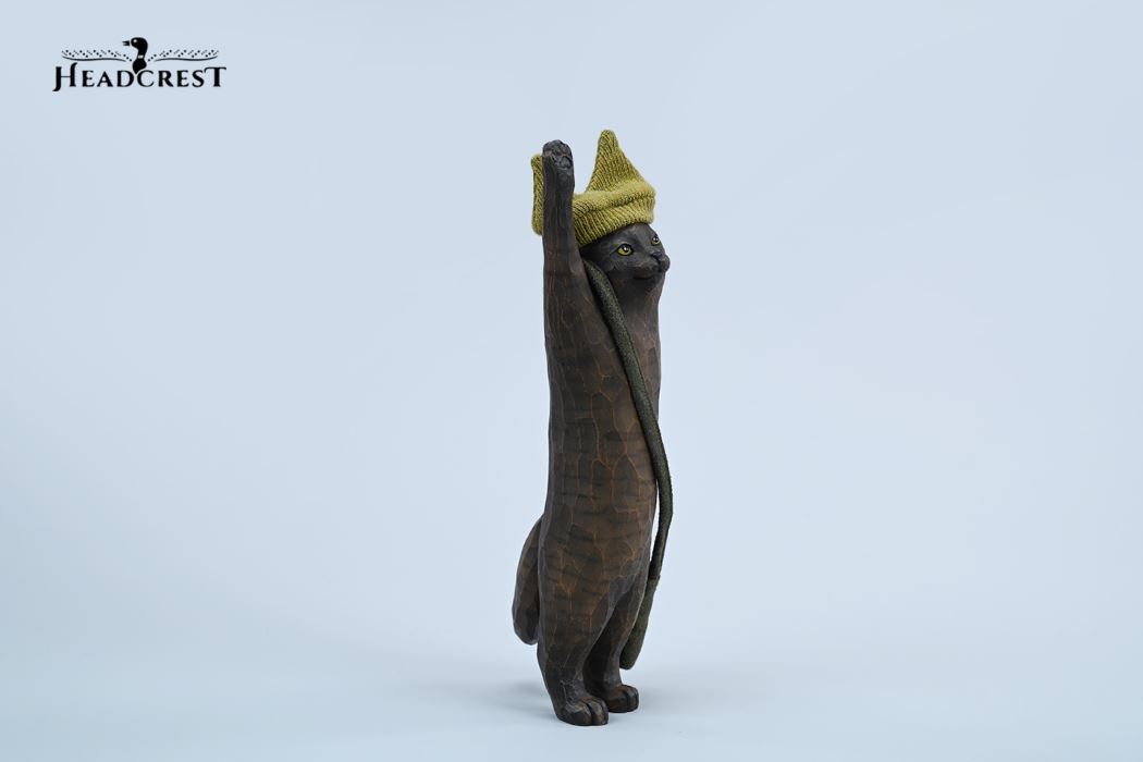 Woodcut Cat 8.0 H2405 Static Animal