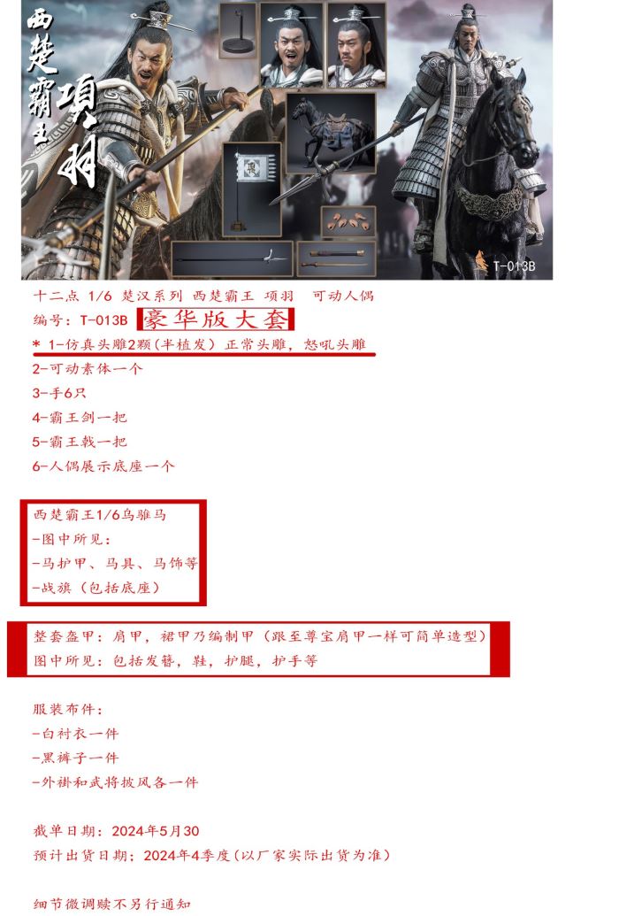 Xiang Yu, the Overlord of Western Chu 1/6