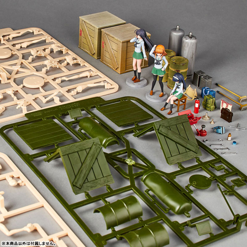 ARTPLA Girls und Panzer das Finale Garage Set [B]