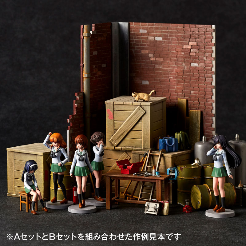 ARTPLA Girls und Panzer das Finale Garage Set [B]
